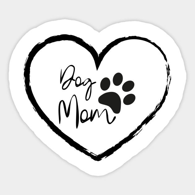 Dog Mom Sticker by teresawingarts